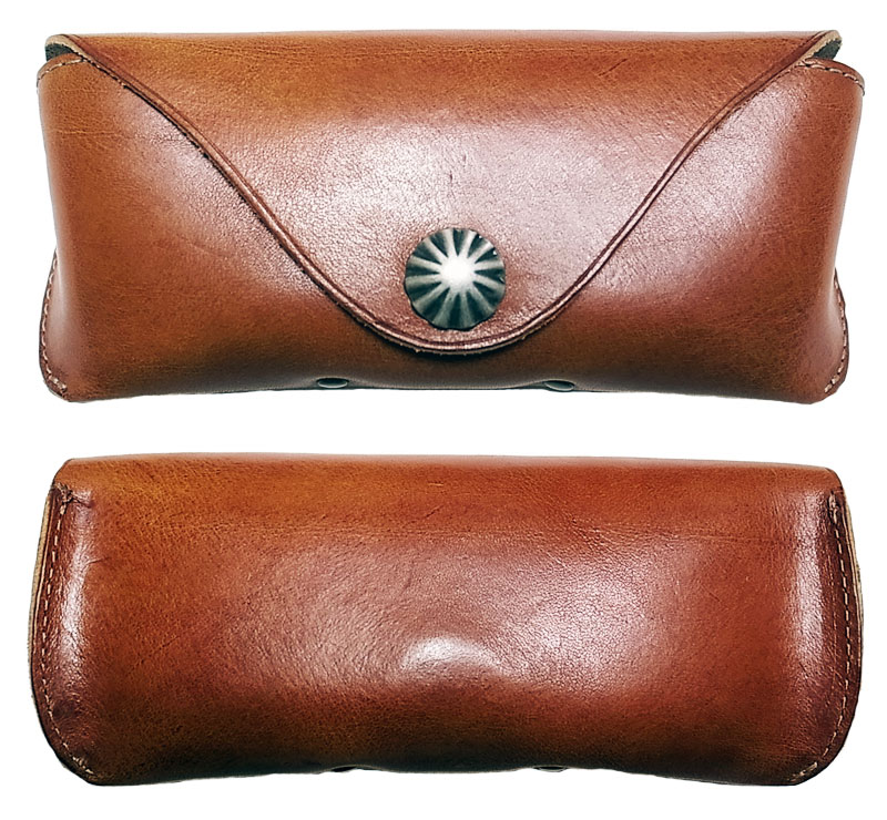 Double RL(RRL) Leather Glasses Case ダブルアールエル 本革眼鏡 ...