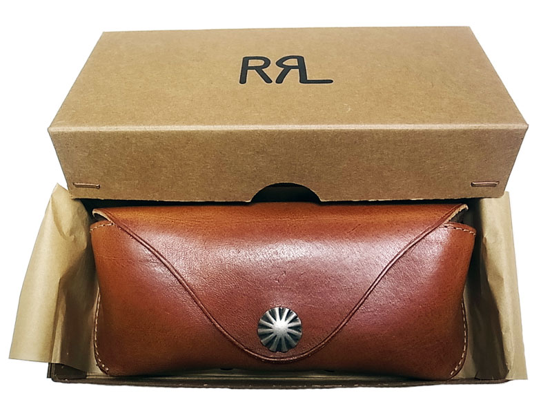 Double RL(RRL) Leather Glasses Case ダブルアールエル 本革眼鏡