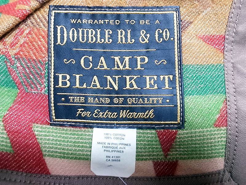 Double RL(RRL) Camp Blanket ダブルアールエル ジャガード ...