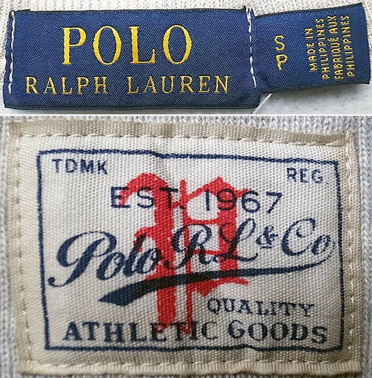 POLO Ralph Lauren Sweat Shirts EASTERN DIV P-67 前V 前ポケ