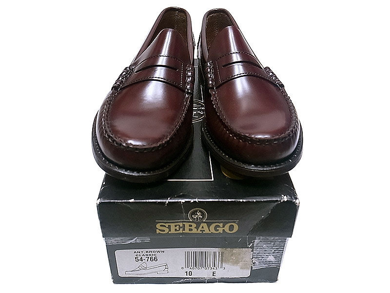 Deadstock 1990'S SEBAGO 54-766 セバゴ ビーフロール ローファー USA ...