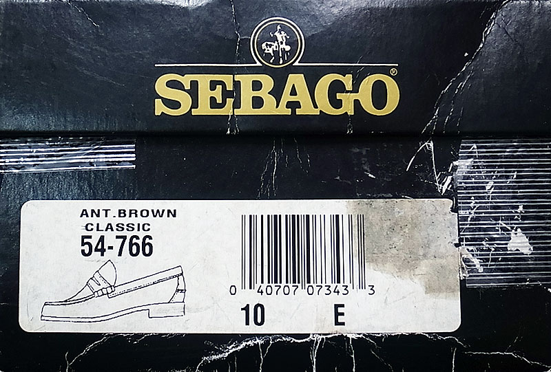 Deadstock 1990'S SEBAGO 54-766 セバゴ ビーフロール ローファー USA 