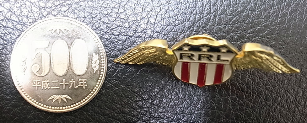 Double RL(RRL) Pins #9 RRL Winged Logo ダブルアールエル ピンバッジ ...