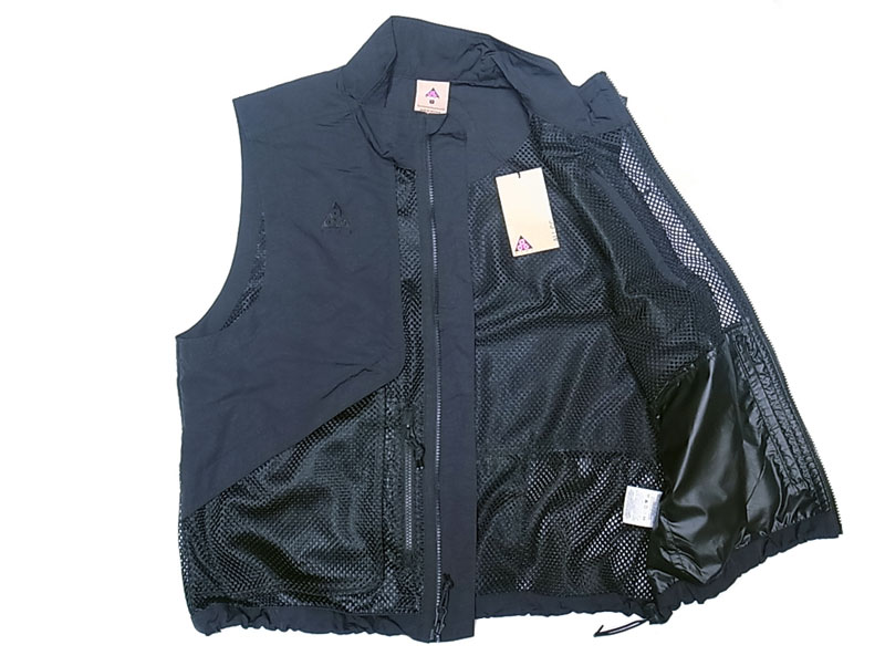 NIKE ACG VEST BLACKボアベスト Msize 黒-