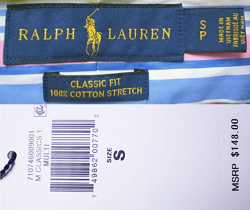 Ralph Lauren Multi Stripe B.D.Shirts ラルフローレン マルチ 