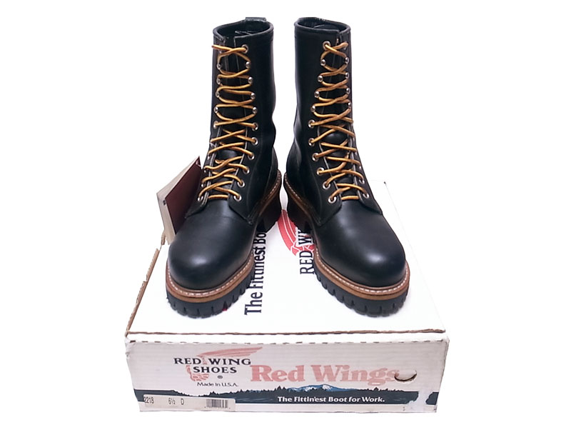 Deadstock 1997'S RED WING 2218 LOGGER BOOT STEEL TOE（ANSI PT91)箱