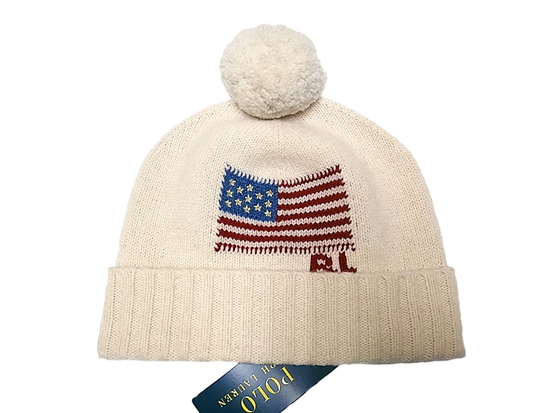 POLO Ralph Lauren US.Flag KNIT HAT ポロ フラッグ ニットキャップ 