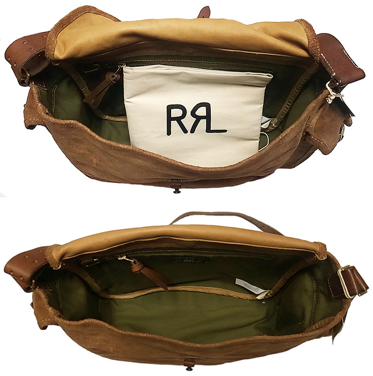 RRL AMMUNIT Messenger Bag SUEDE ダブルアールエル メッセンジャー 