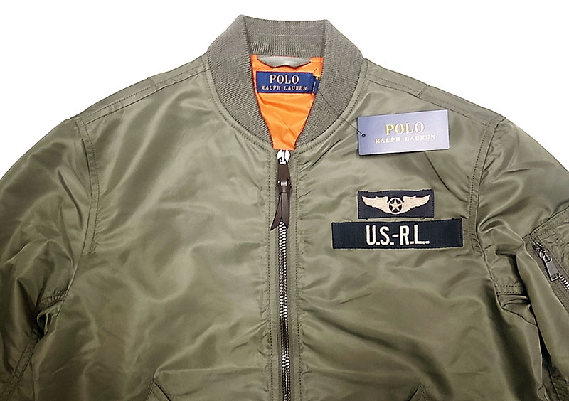 POLO Ralph Lauren MA-1 Bomber Jacket ポロ・ラルフローレン MA-1 OG 