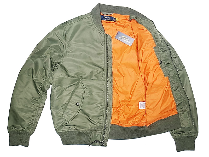 POLO Ralph Lauren MA-1 Flight Jacket ポロ・ラルフローレン MA-1 OG