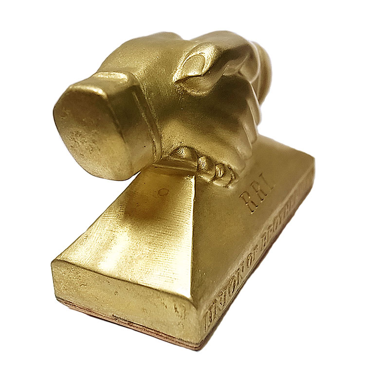 RRL Shaking Hands Brass Paperweight ダブルアールエル ペーパー