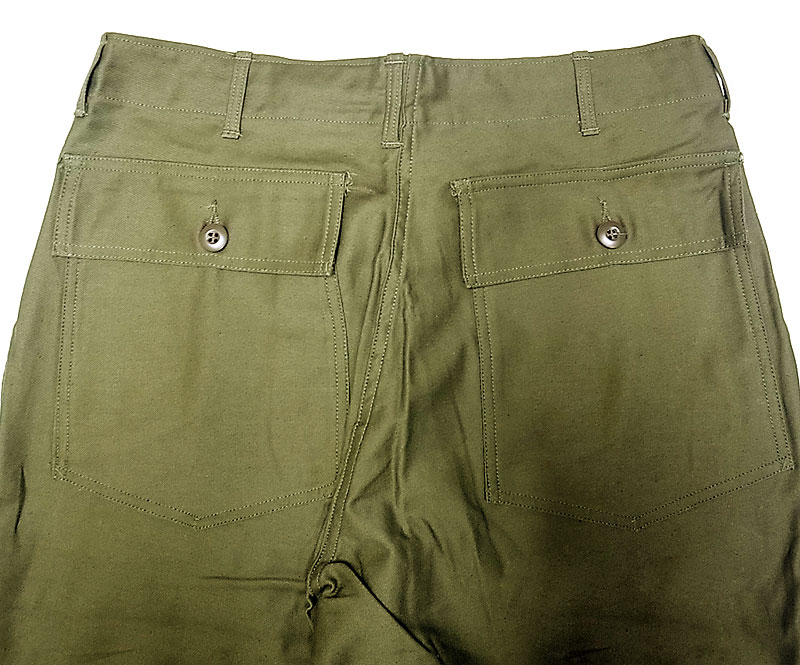 Deadstock 1971'S US.ARMY SATEEN OG107 Utility Trousers 34×31 