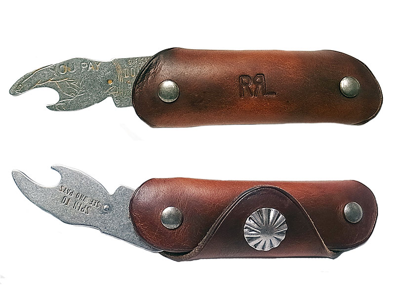 RRL Bottle Opener ダブルアールエル ボトルオープナー 本革包み