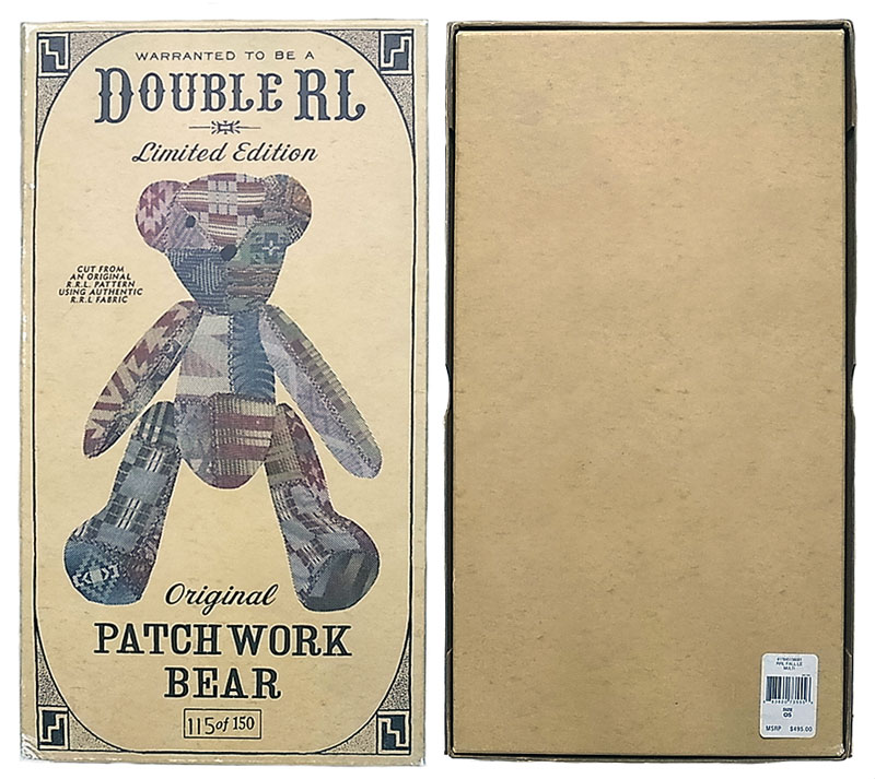 RRL LIMITED PATCH WORK BEAR 115/150 ダブルアールエル リミテッド