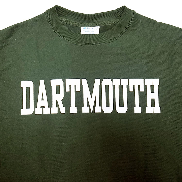 Champion® Reverse Weave® Crew "DARTMOUTH" ダートマス大学   Luby's