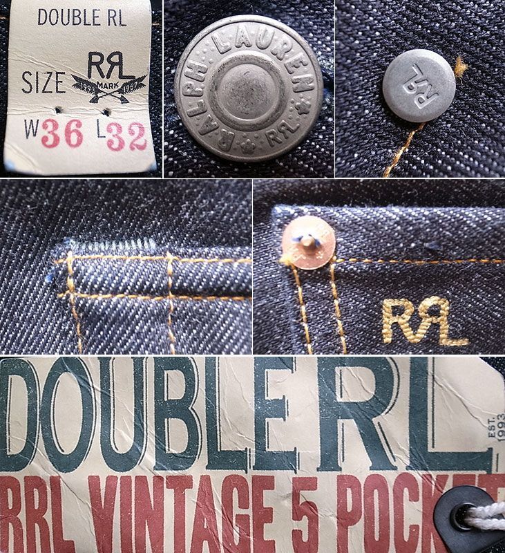 RRL(ダブルアールエル) VINTAGE 5POCKET 定価62,700円