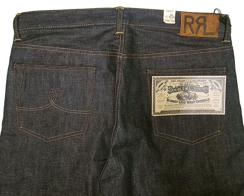 RRL ダブルアールエル アメリカ製 VINTAGE 5 POCKET FULL LENGTH CLASSIC JEANS TILLY WASH ペンキ加工セルビッチ5ポケットジーンズ 782840627001 28 インディゴ デニム パンツ ボトムス【RRL】