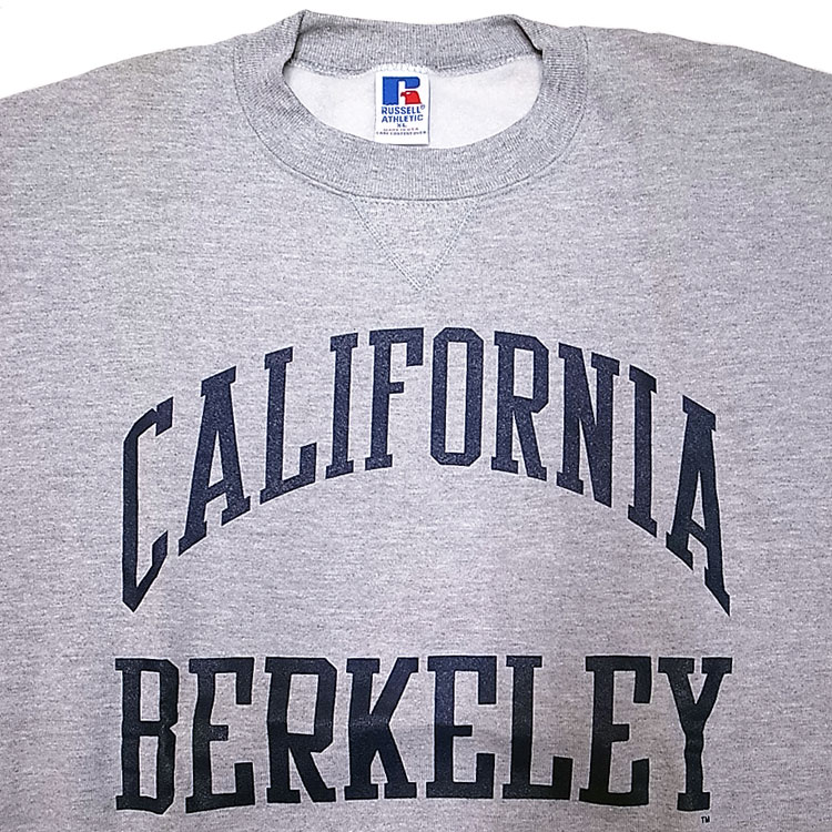 RUSSELL COLLEGE SWEAT UC Berkeley 1990'S NOS アメリカ製 - Luby's 