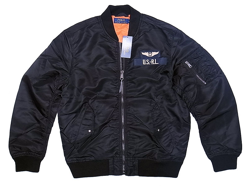 POLO Ralph Lauren MA-1 Bomber Jacket ポロ・ラルフローレン MA-1 BK