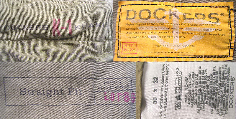 再入荷！】 DOCKERS K1 khakis チノ Vintage加工 kids-nurie.com